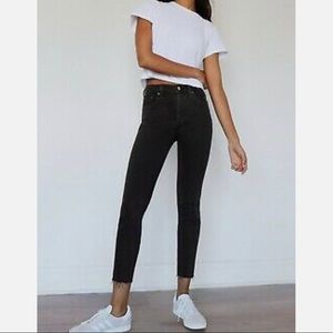 Denim Forum The Yoko High Rise Slim Jeans